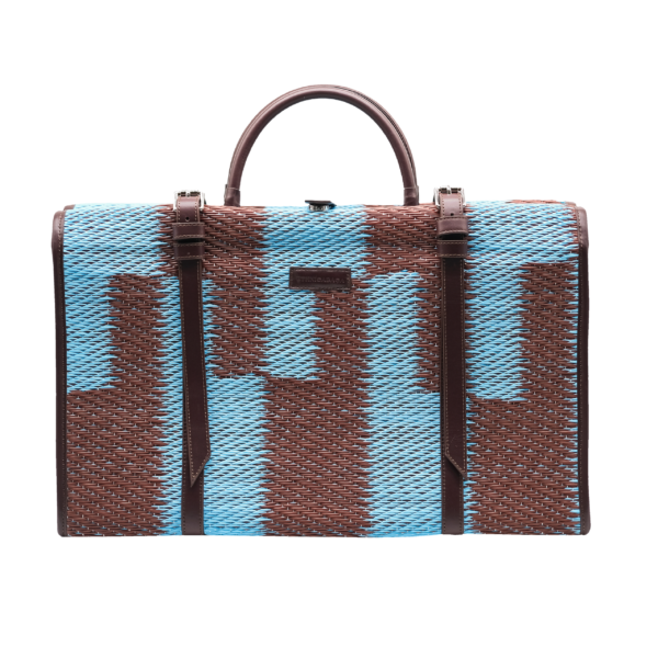 Nala Vintage Luggage in Blue Bar